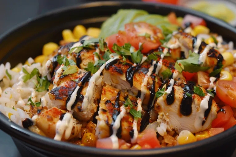 Street Corn Chicken Fiesta Rice Bowl: Flavorful Mexican-Inspired Dish