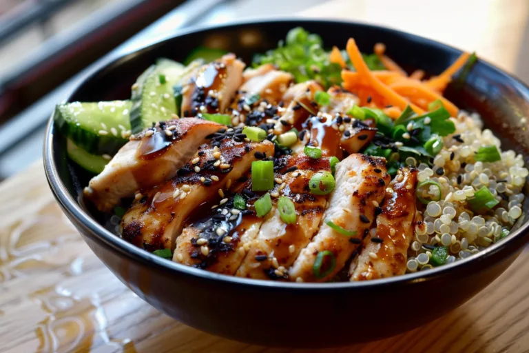 Grilled Chicken Quinoa Power Bowl Recipe
