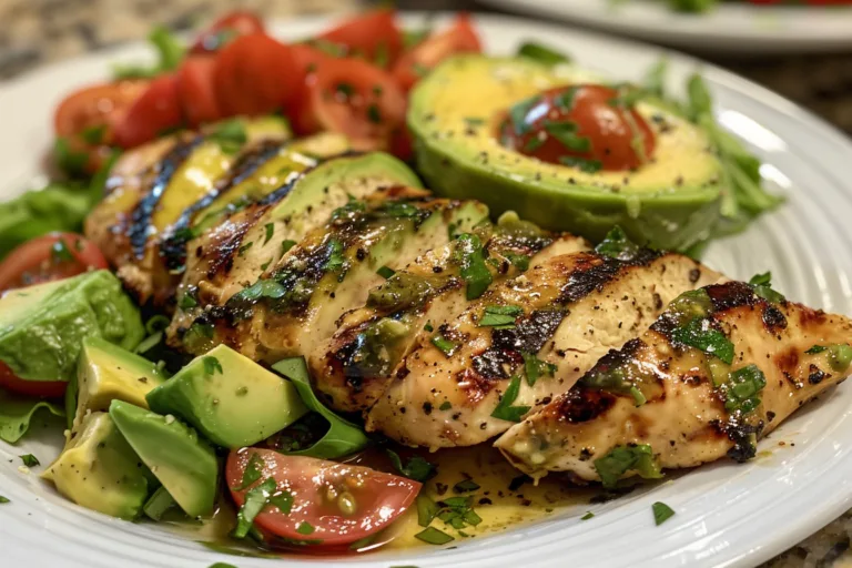 Avocado Lime Grilled Chicken Recipe