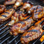 Grilled Chicken Wings with Spicy Butter Sauce