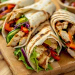 Grilled Chicken Wrap with Ranch and Lettuce