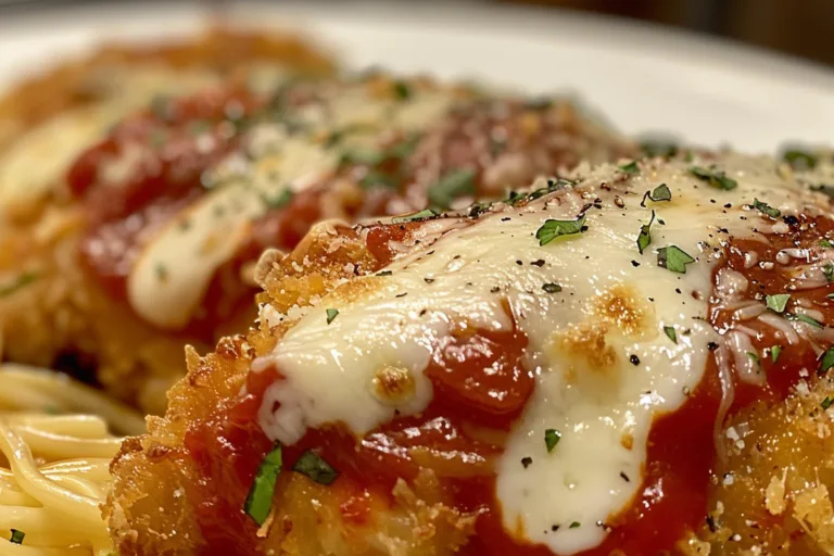 Easy Chicken Parmesan Recipe (Crispy & Cheesy)