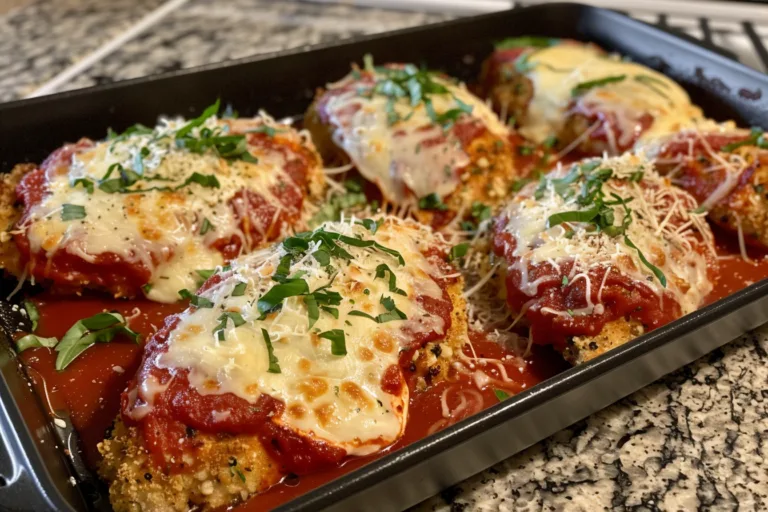Lazy Chicken Parmesan (No Fry Recipe)