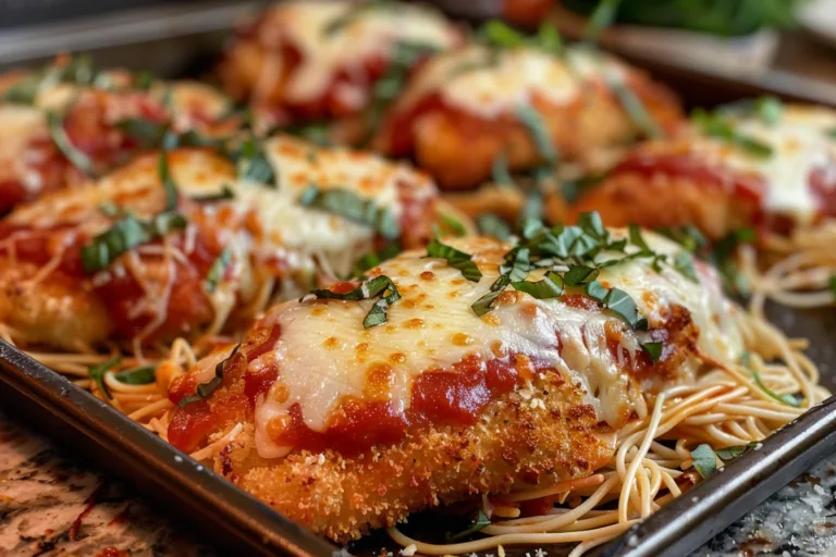 Sheet Pan Chicken Parmesan Easy Dinner Recipe