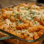 One Pan Chicken Parmesan Pasta Bake Recipe