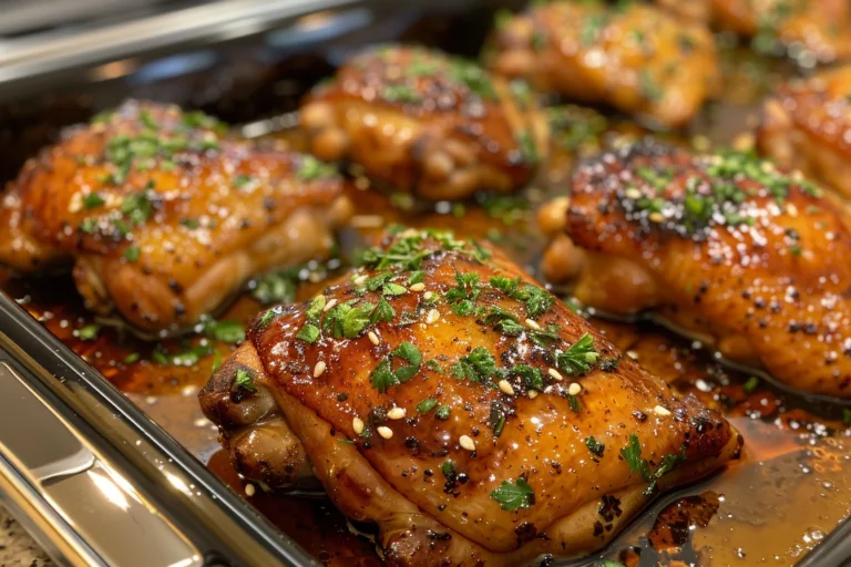 Honey Soy Chicken Thighs Baked to Perfection