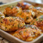 Garlic Parmesan Chicken Thighs