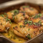 Garlic Butter Chicken Thighs Recipe - Crispy, Flavor-Packed Baked Dish