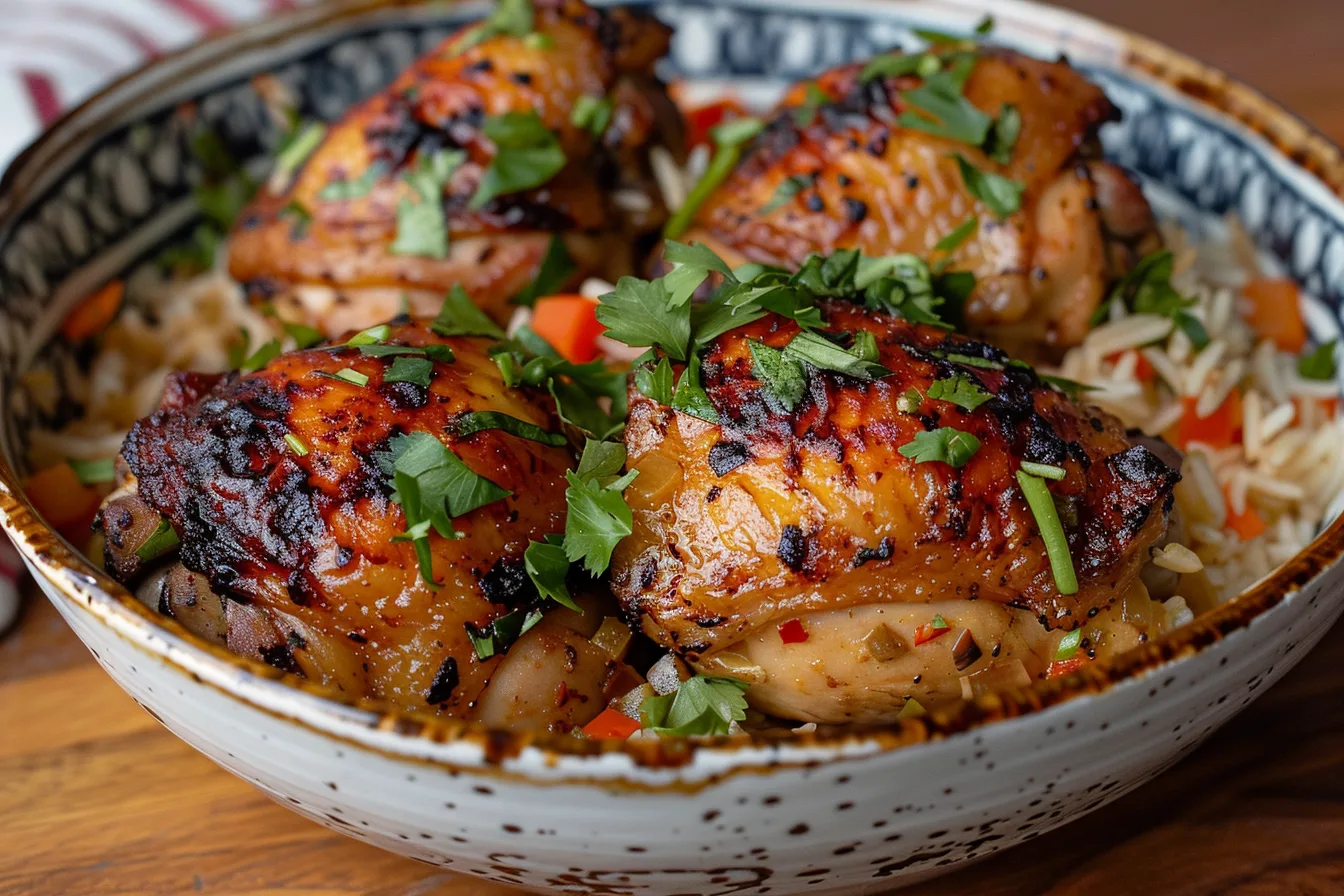 Cajun Chicken Thighs with Rice: A Flavor-Packed Southern Comfort Dish