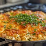 Cheesy Chicken Thigh Rice Bake