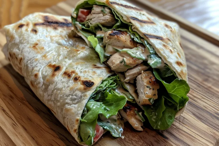 Chicken Caesar Wraps for Quick Lunches