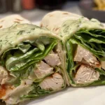 Chicken Caesar Wrap Recipe with Creamy Homemade Dressing
