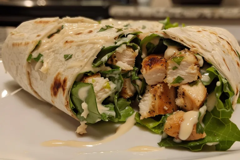 Chicken Caesar Wrap Ground Chicken Easy Dinner Recipe