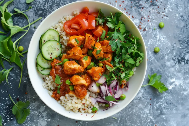 Healthy High-Protein Butter Chicken Bowls