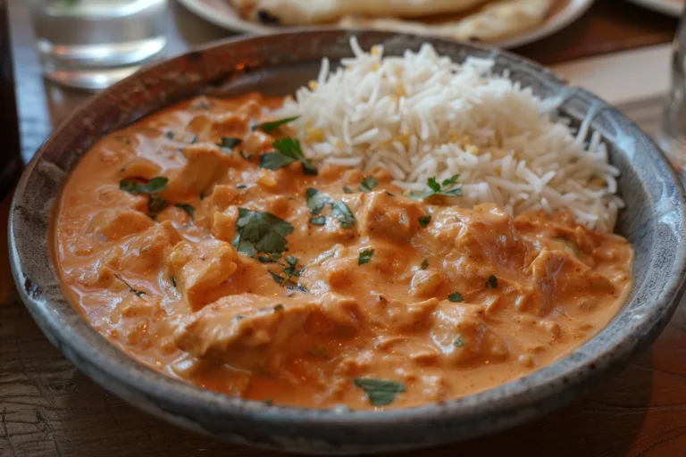 Butter Chicken and Rice: A Creamy Northern Indian Delight