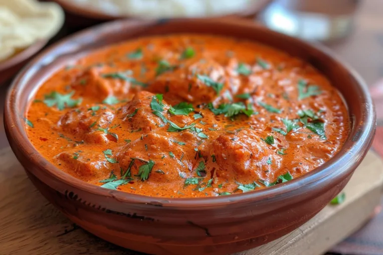 Butter Chicken Curry in Creamy Tomato Sauce