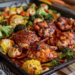 Loaded BBQ Chicken Sheet Pan Dinner: A Flavor-Packed Feast