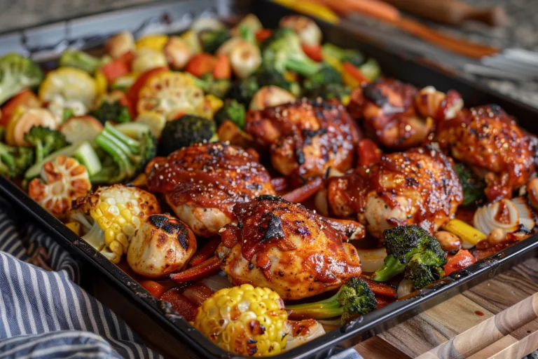 Loaded BBQ Chicken Sheet Pan Dinner: A Flavor-Packed Feast