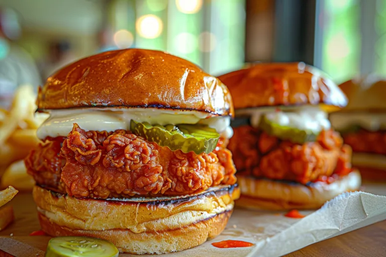 Nashville Hot Chicken Sandwiches for Dad