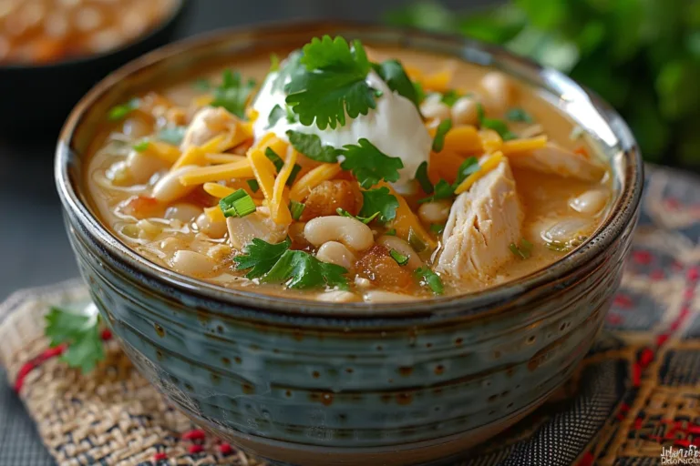 Easy 30-Minute White Chicken Chili: A Hearty Comfort Dish