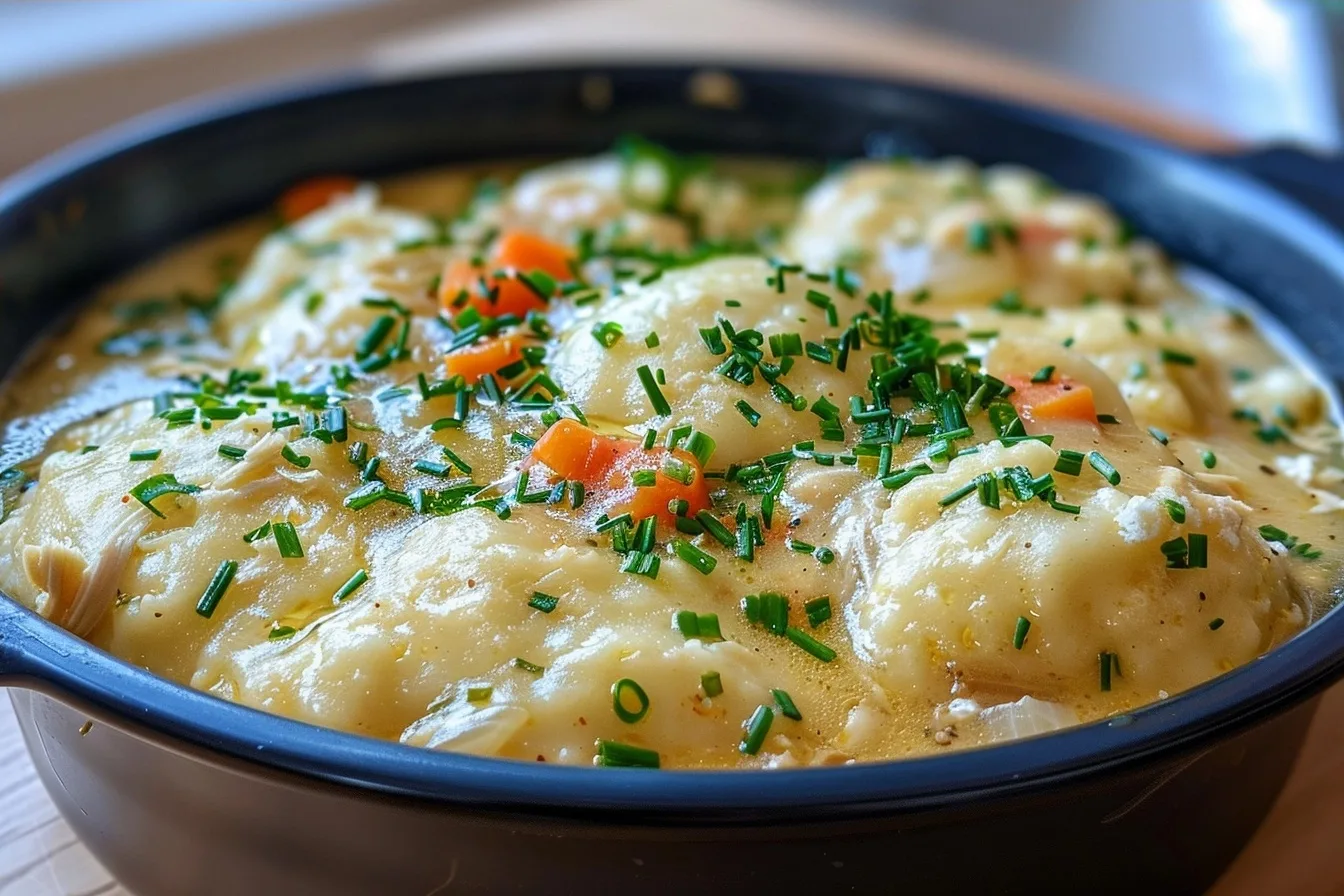 Easy Crockpot Chicken and Dumplings Recipe