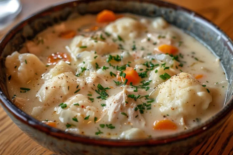 Creamy Chicken and Dumpling Soup Recipe