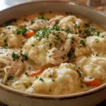 Homemade Chicken and Dumplings from Scratch