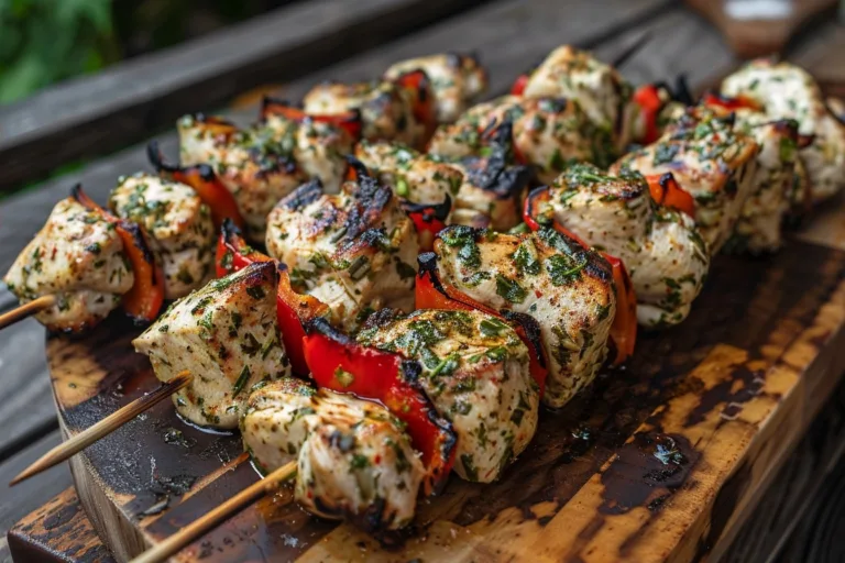 Garlic Herb Chicken Kabobs: A Flavorful Grilled Dish