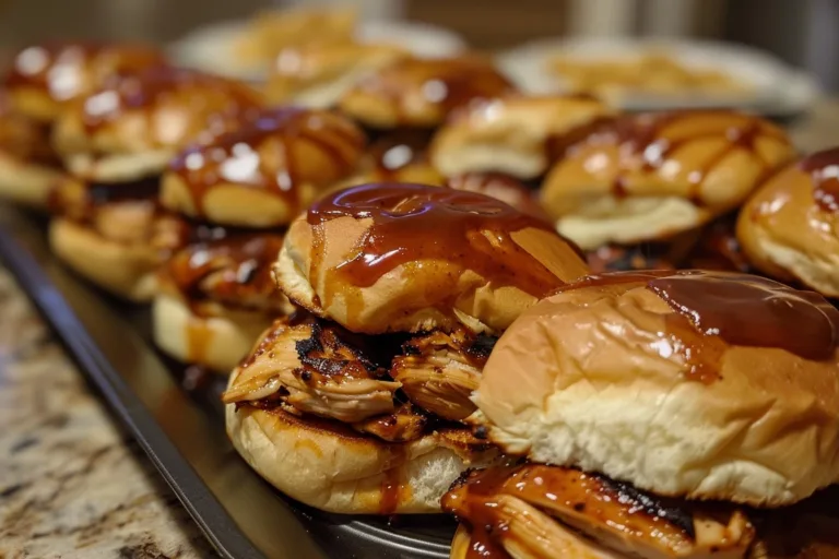 BBQ Ranch Chicken Sliders
