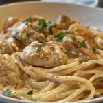Creamy Marry Me Chicken Pasta on Garlic Parmesan Sauce