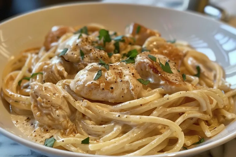 Creamy Marry Me Chicken Pasta on Garlic Parmesan Sauce