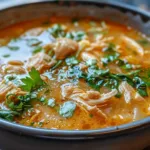 Marry Me Chicken Soup Recipe with Carrots and Parmesan