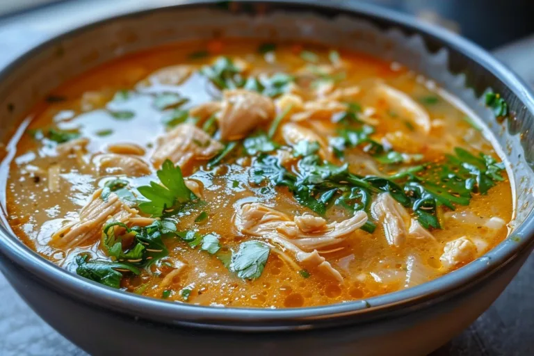 Marry Me Chicken Soup Recipe with Carrots and Parmesan