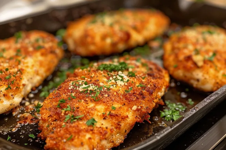 Crispy Parmesan Crusted Chicken Cutlets: The Ultimate Baked Recipe
