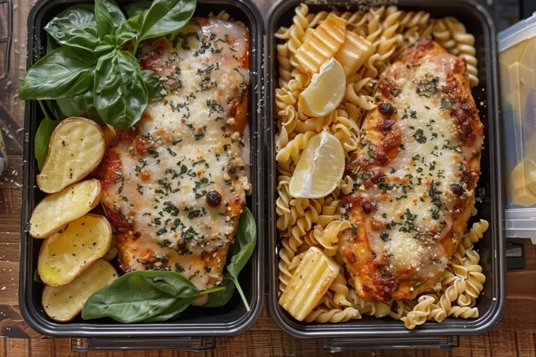 High Protein Parmesan Chicken Meal Prep