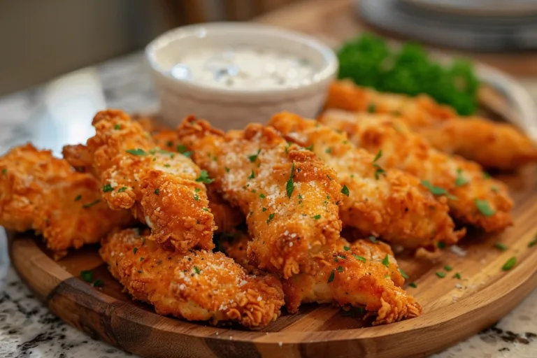 Parmesan Ranch Chicken Tenders Recipe: Baked to Perfection