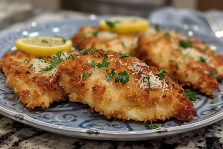 Lemon Parmesan Chicken Cutlets: A Zesty Crispy Delight