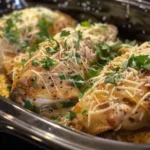 Garlic Parmesan Crockpot Chicken Recipe: Creamy Slow-Cooked Comfort