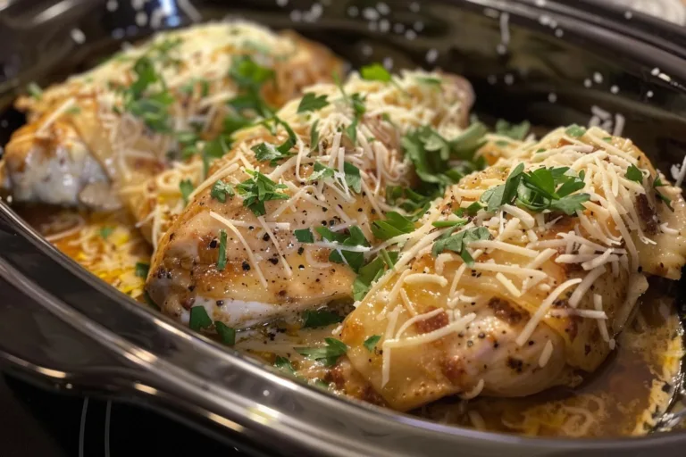 Garlic Parmesan Crockpot Chicken Recipe: Creamy Slow-Cooked Comfort