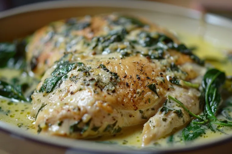 Crockpot Marry Me Chicken with Spinach