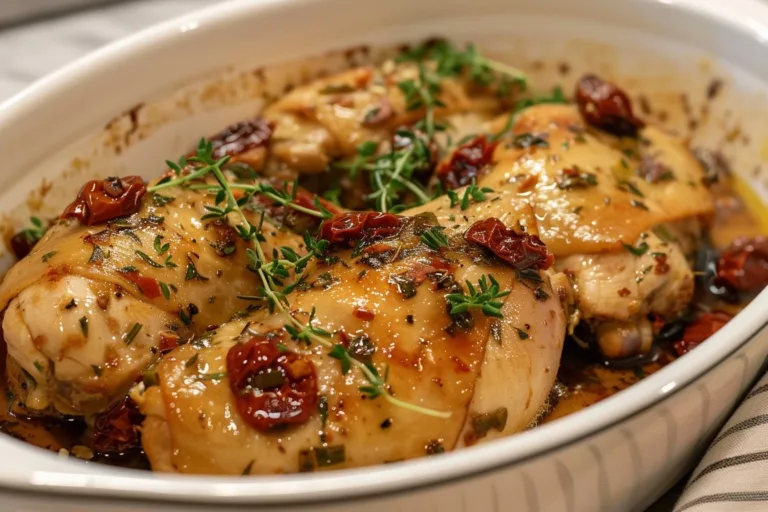 Crockpot Chicken with Sun Dried Tomatoes: Creamy Comfort Food