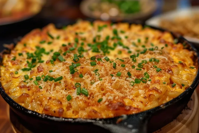 Buffalo Chicken Mac and Cheese Dip