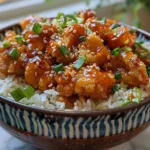 Hot Honey Chicken Rice Bowl