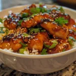 Garlic Hot Honey Chicken Bowl Recipe