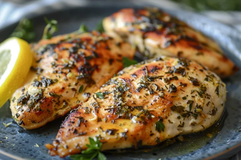 Lemon Herb Air Fryer Chicken Breast Recipe