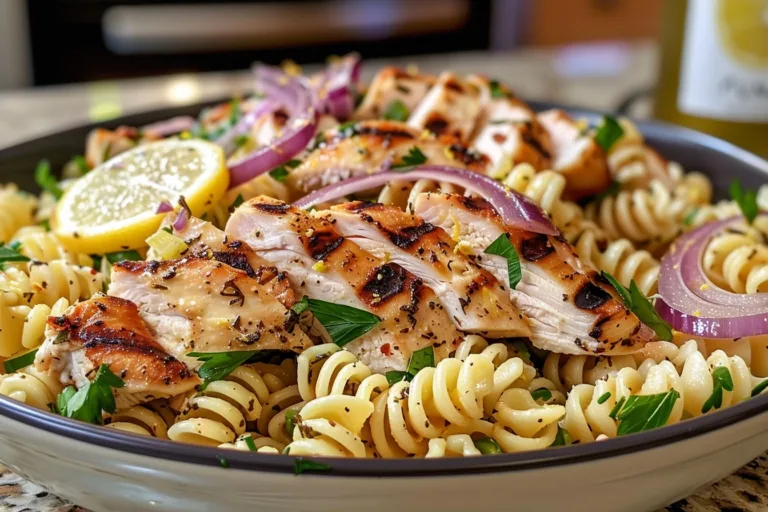 Lemon Herb Chicken Pasta Salad Light Summer Fix