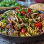 Mediterranean Chicken Pasta Salad Recipe | Quick & Flavorful