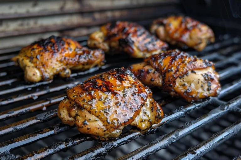 Garlic Butter Chicken Thighs on the Grill: A Flavorful Fire