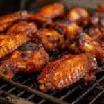 Smoked Chicken Wings with Homemade BBQ Rub