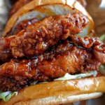 Crispy Hot Honey Chicken Sandwiches Recipe